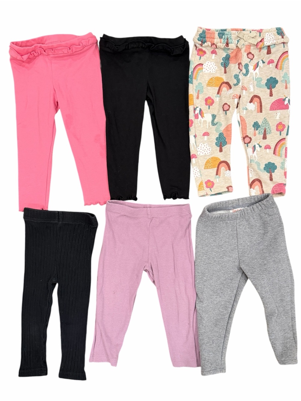 12M Girl’s Long Pants Bundle Lot Of 6 Fall Play